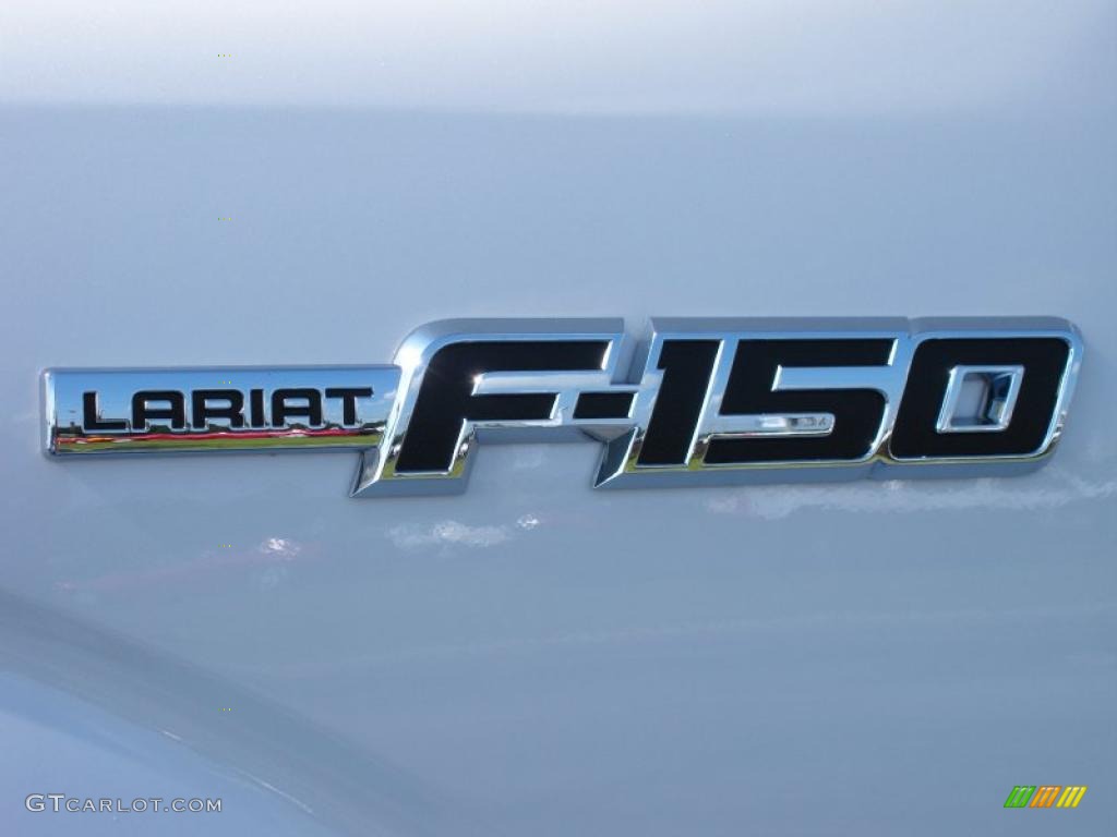 2010 F150 Lariat SuperCrew - White Platinum Metallic Tri Coat / Tan photo #4