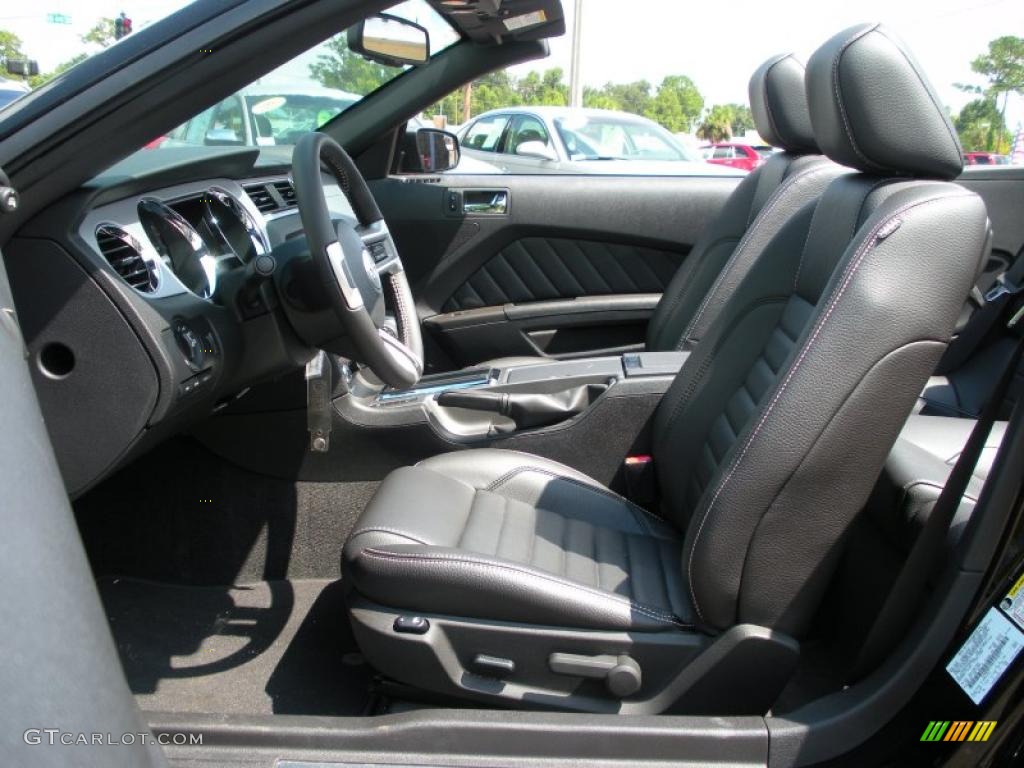 2011 Mustang GT Premium Convertible - Ebony Black / Charcoal Black photo #6