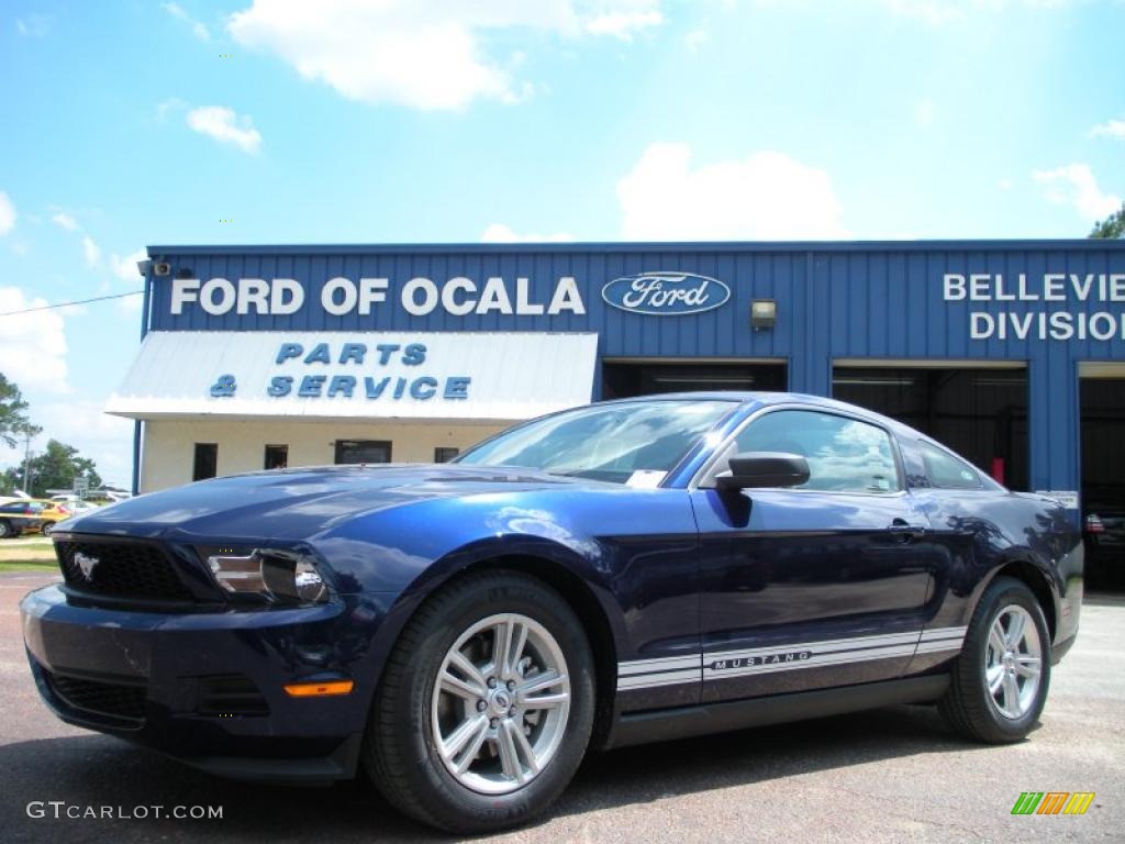 2011 Mustang V6 Coupe - Kona Blue Metallic / Charcoal Black photo #1