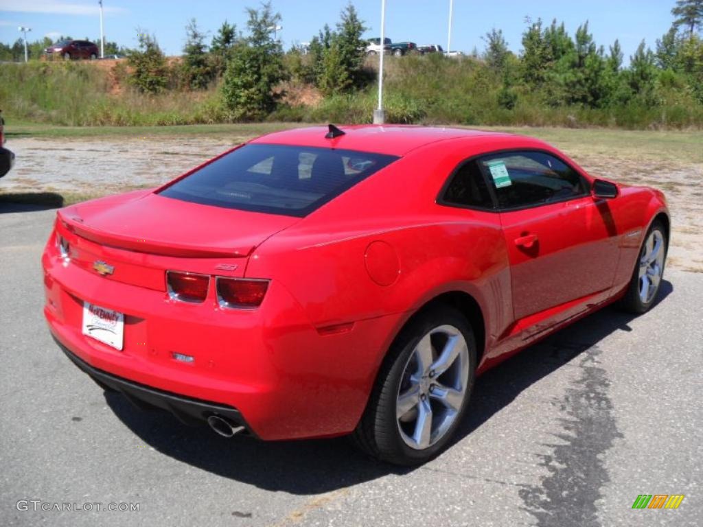 2011 Camaro SS/RS Coupe - Victory Red / Black photo #4