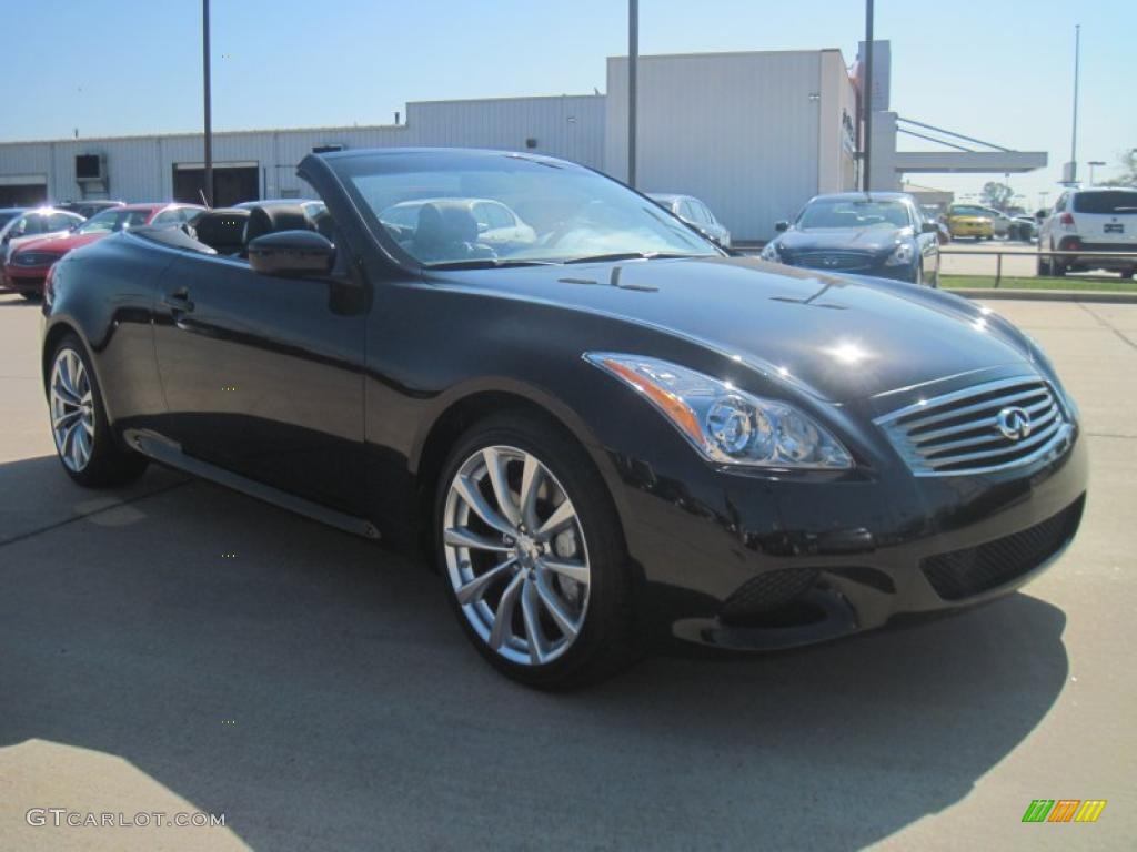 Obsidian Black 2010 Infiniti G 37 S Sport Convertible Exterior Photo #36415231