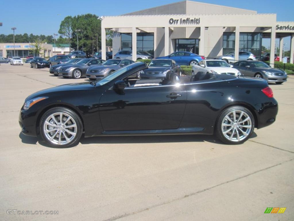 Obsidian Black 2010 Infiniti G 37 S Sport Convertible Exterior Photo #36415239