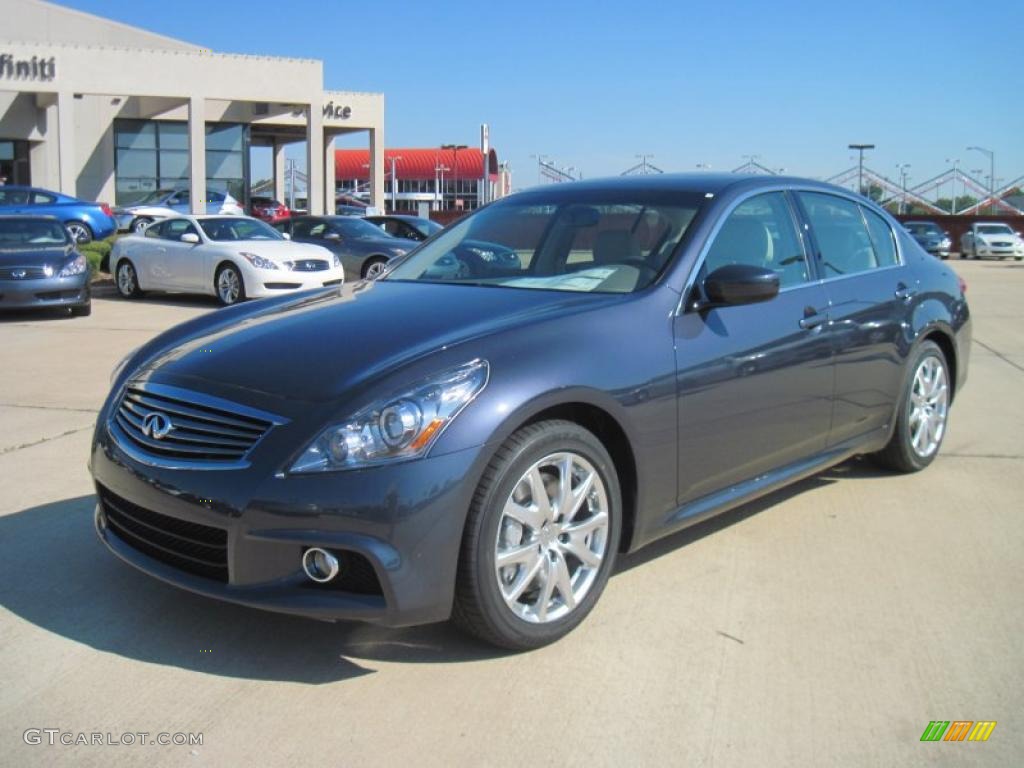 2010 G 37 S Sport Sedan - Blue Slate / Stone photo #1