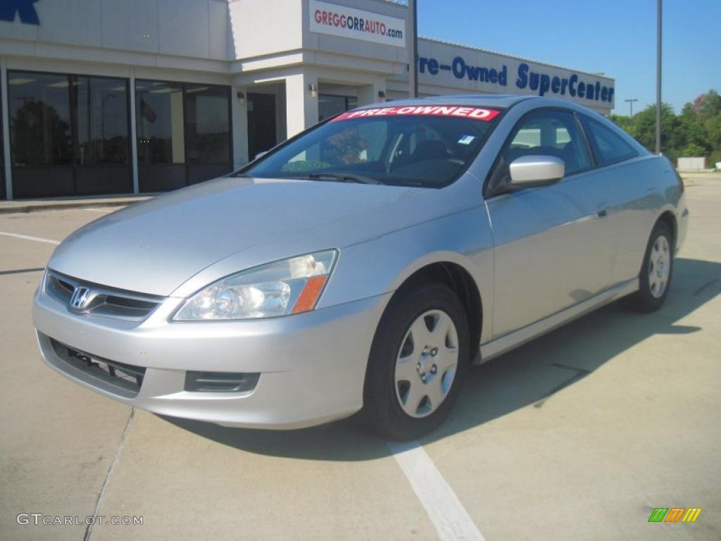 2006 Accord EX Coupe - Alabaster Silver Metallic / Gray photo #1