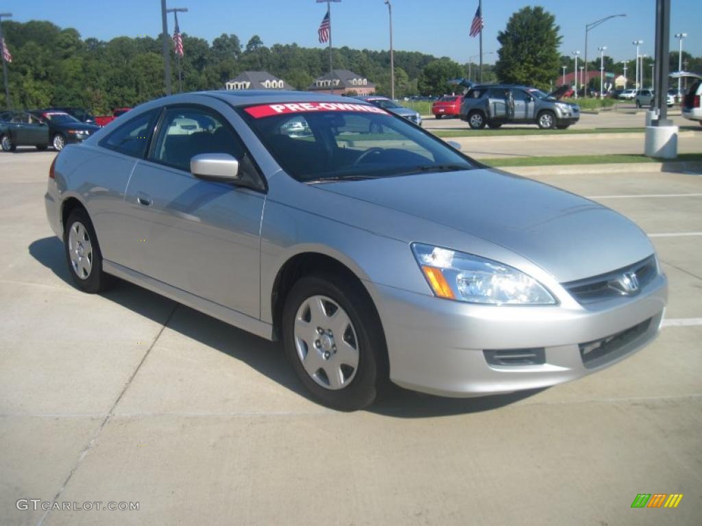 2006 Accord EX Coupe - Alabaster Silver Metallic / Gray photo #2