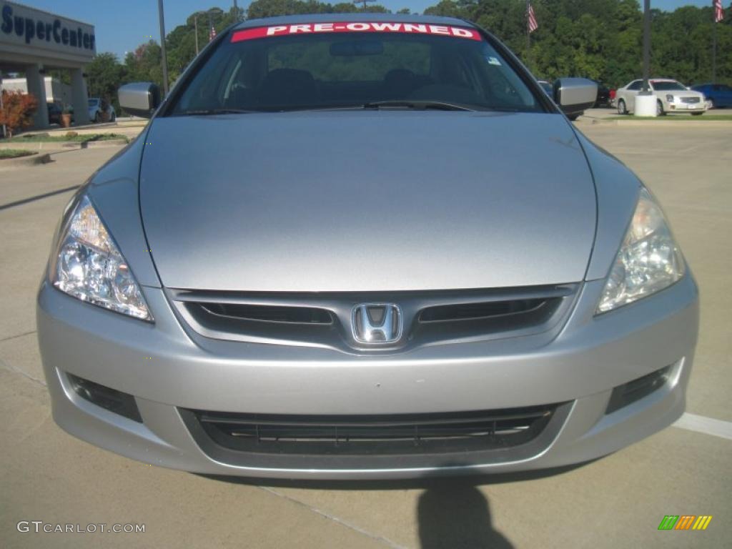2006 Accord EX Coupe - Alabaster Silver Metallic / Gray photo #5
