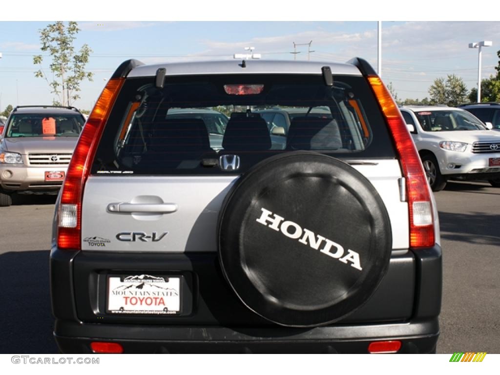 2002 CR-V LX 4WD - Satin Silver Metallic / Black photo #3