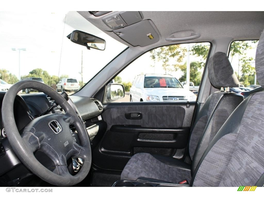 2002 CR-V LX 4WD - Satin Silver Metallic / Black photo #12