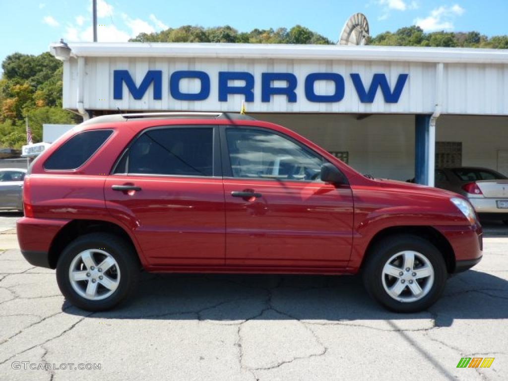 Volcanic Red Kia Sportage