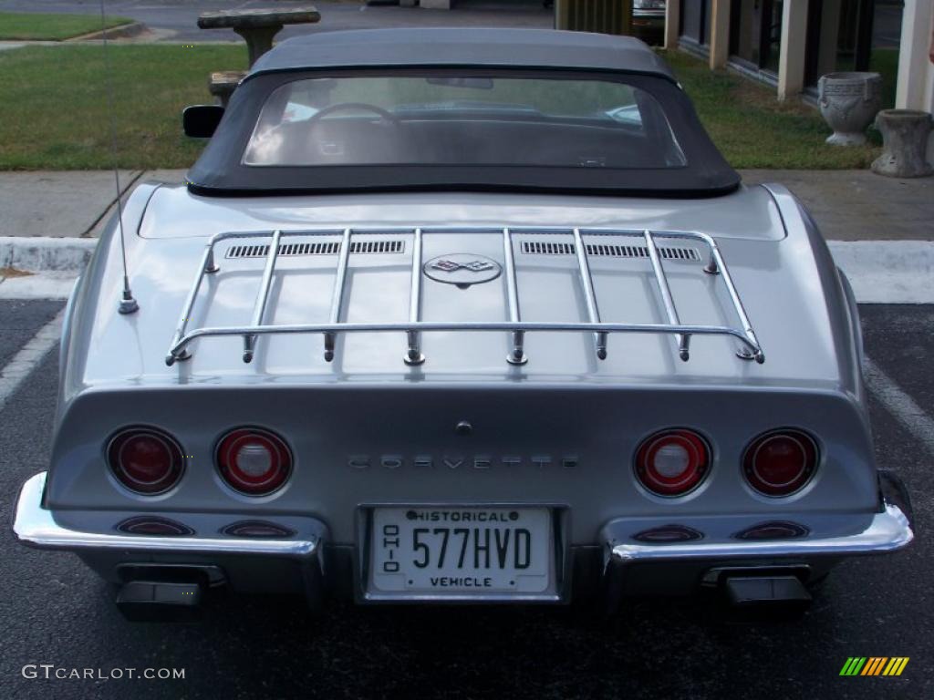 1973 Corvette Convertible - Silver / Black photo #4