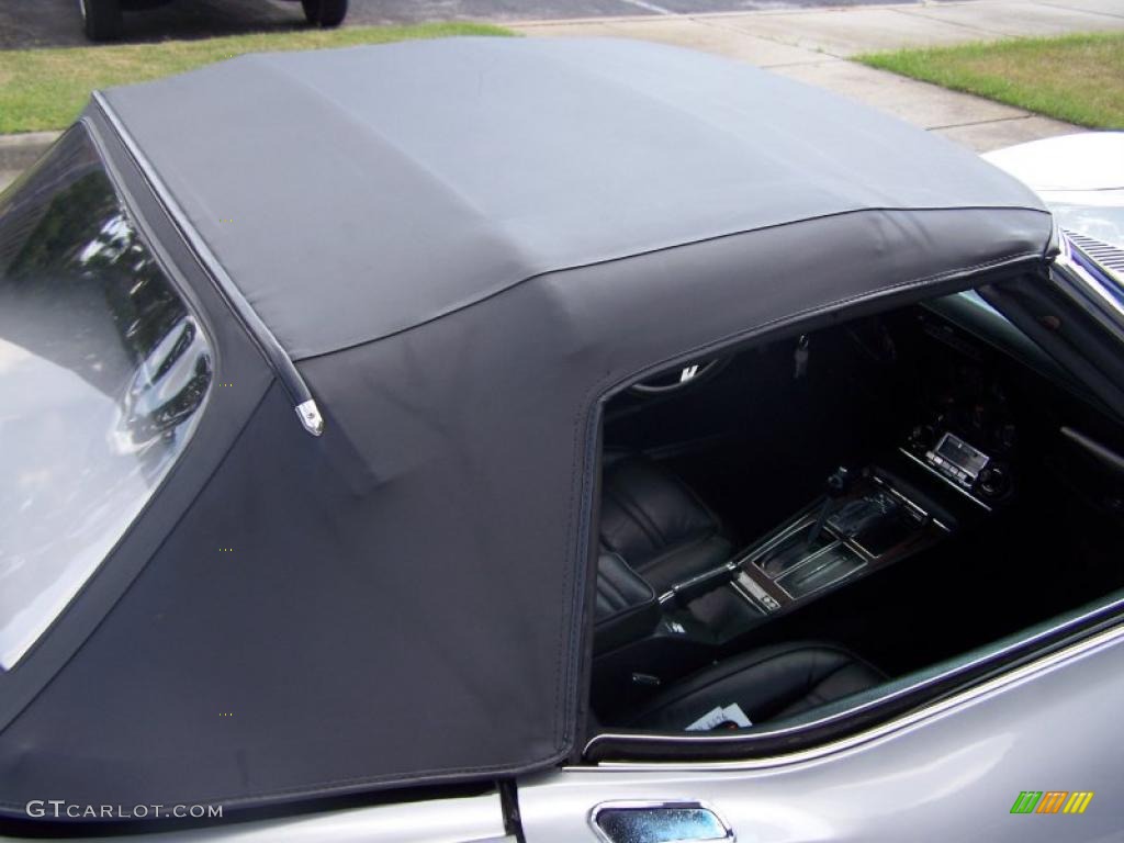 1973 Corvette Convertible - Silver / Black photo #12