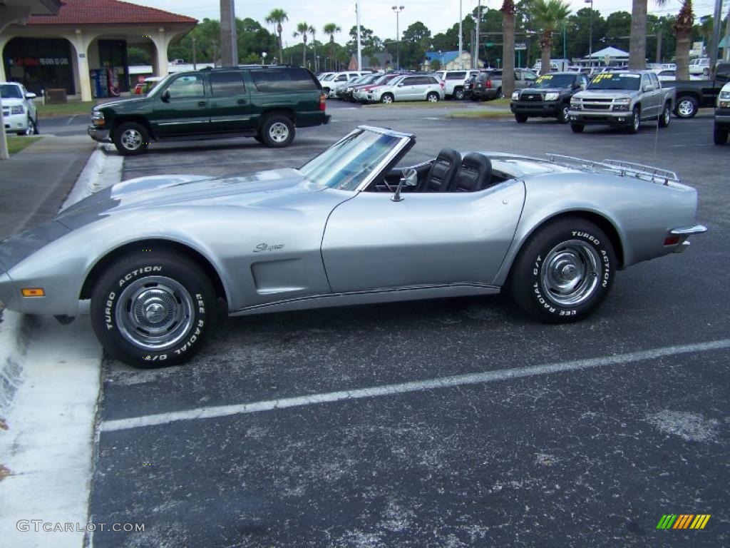 1973 Corvette Convertible - Silver / Black photo #37