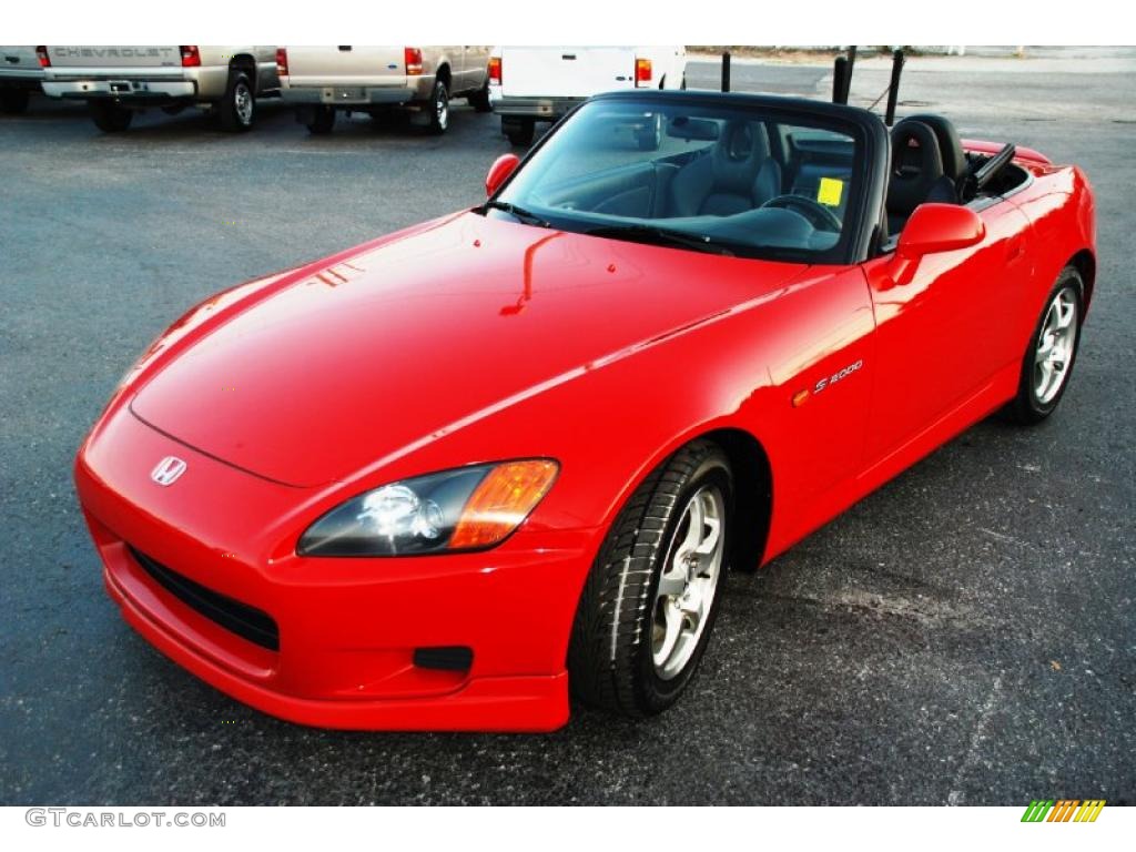 2003 S2000 Roadster - New Formula Red / Black photo #7