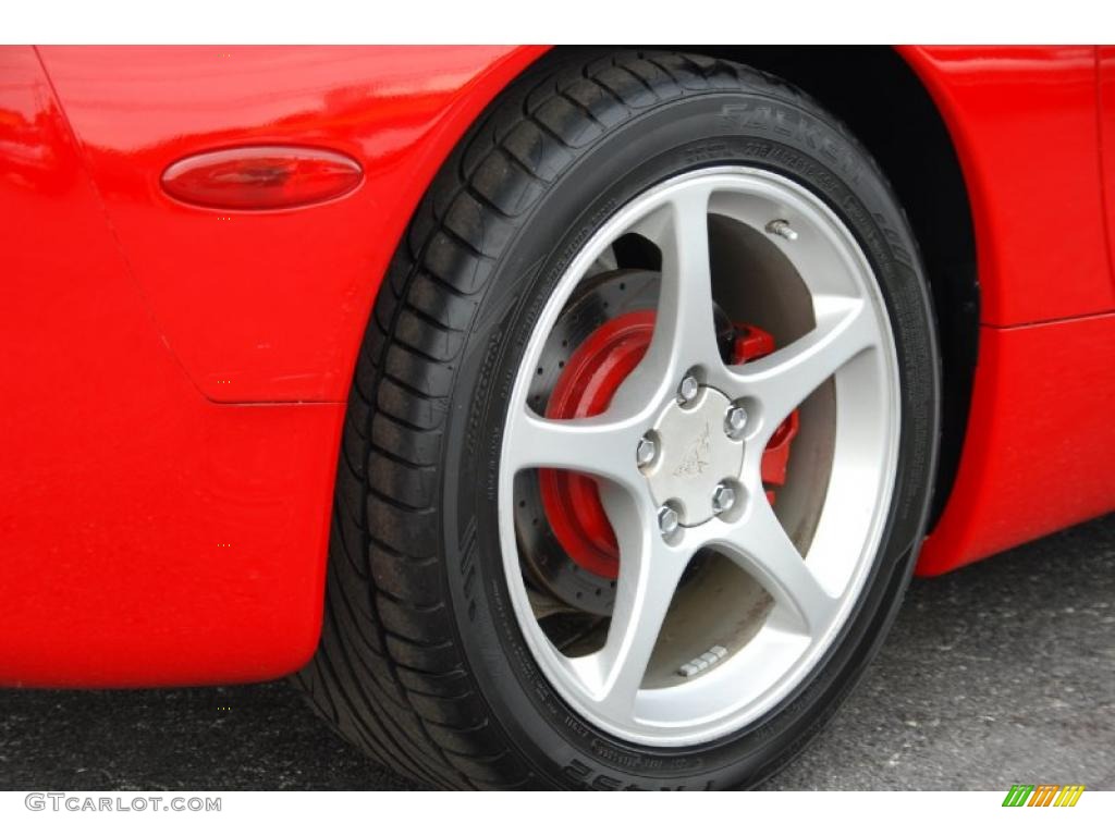 2000 Corvette Coupe - Torch Red / Black photo #46