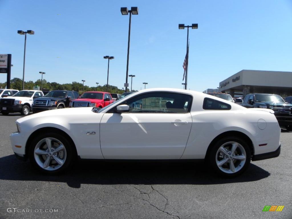 2011 Mustang GT Coupe - Performance White / Charcoal Black photo #5