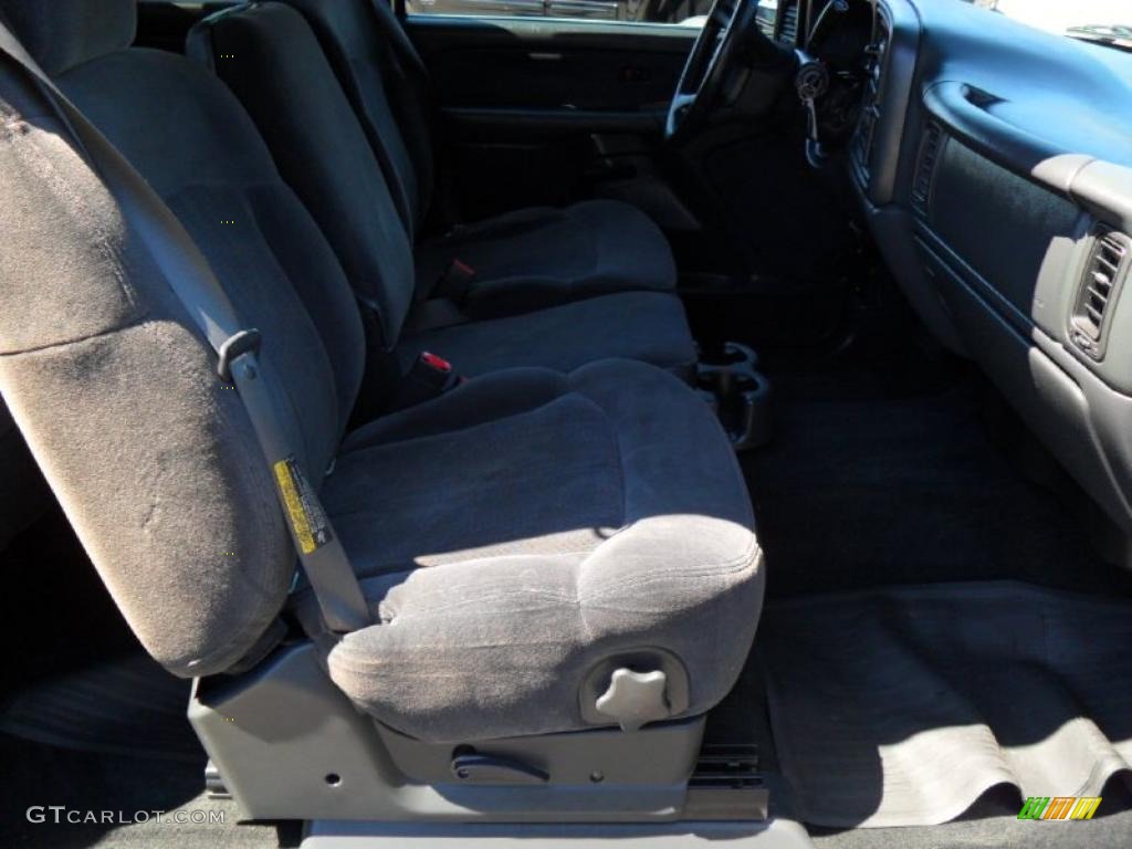 2002 Silverado 1500 LS Extended Cab - Forest Green Metallic / Graphite Gray photo #18