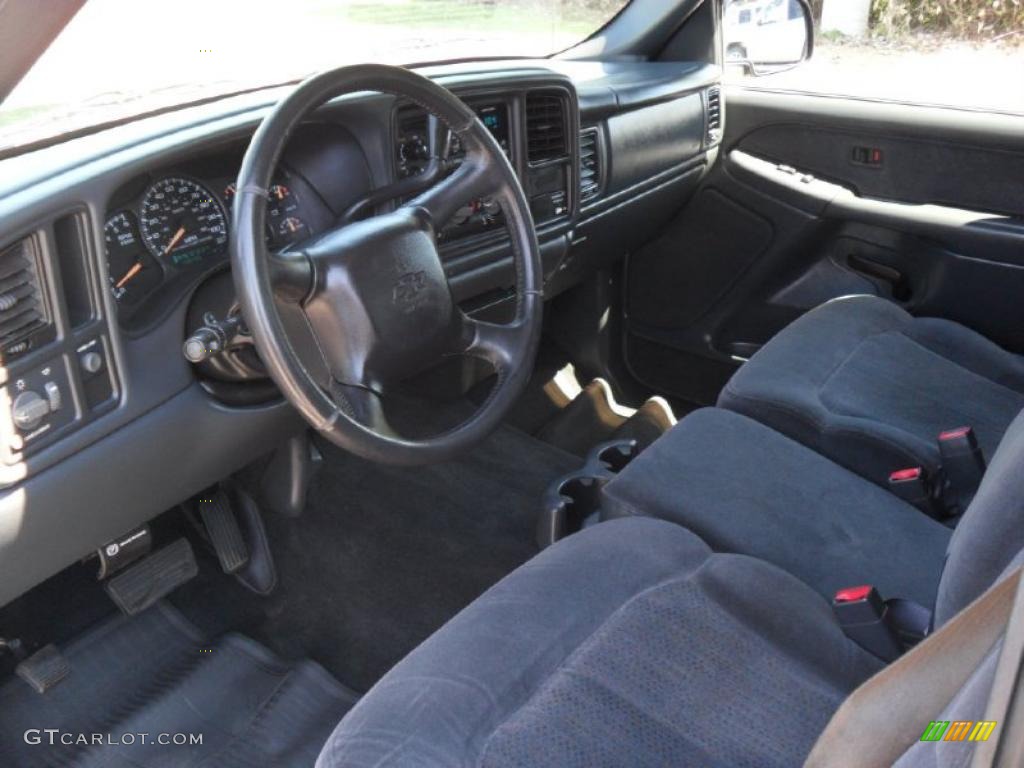 2002 Silverado 1500 LS Extended Cab - Forest Green Metallic / Graphite Gray photo #24