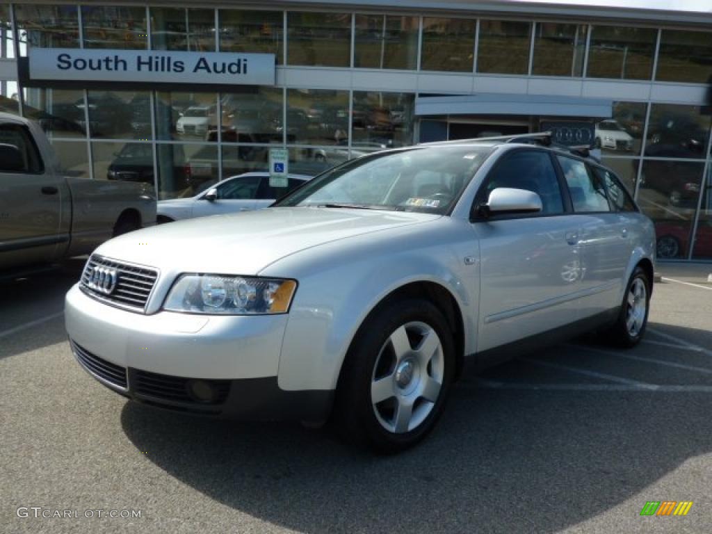 2004 A4 1.8T quattro Avant - Light Silver Metallic / Ebony photo #1