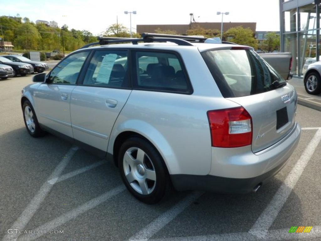 2004 A4 1.8T quattro Avant - Light Silver Metallic / Ebony photo #3