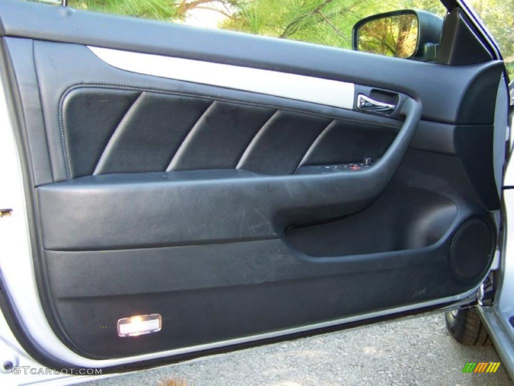2005 Accord EX V6 Coupe - Satin Silver Metallic / Black photo #37
