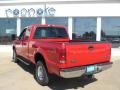 2003 Red Clearcoat Ford F250 Super Duty Lariat SuperCab 4x4  photo #6