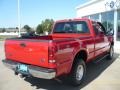 2003 Red Clearcoat Ford F250 Super Duty Lariat SuperCab 4x4  photo #9