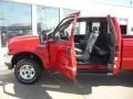 Red Clearcoat - F250 Super Duty Lariat SuperCab 4x4 Photo No. 17