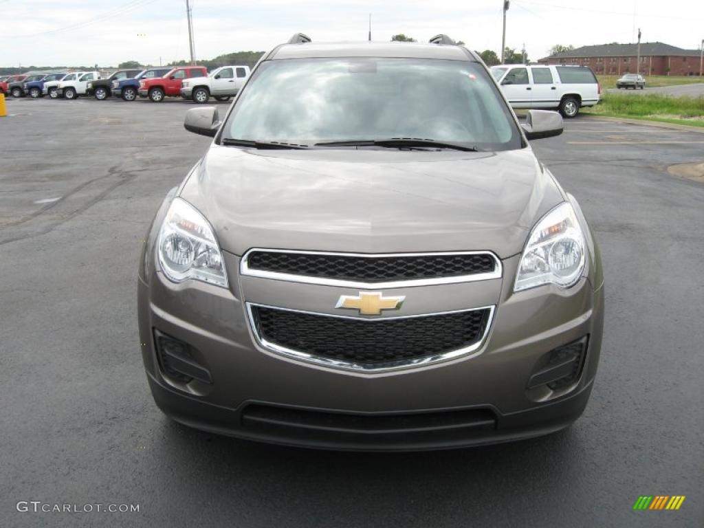 2010 Equinox LT - Mocha Steel Metallic / Jet Black/Light Titanium photo #2