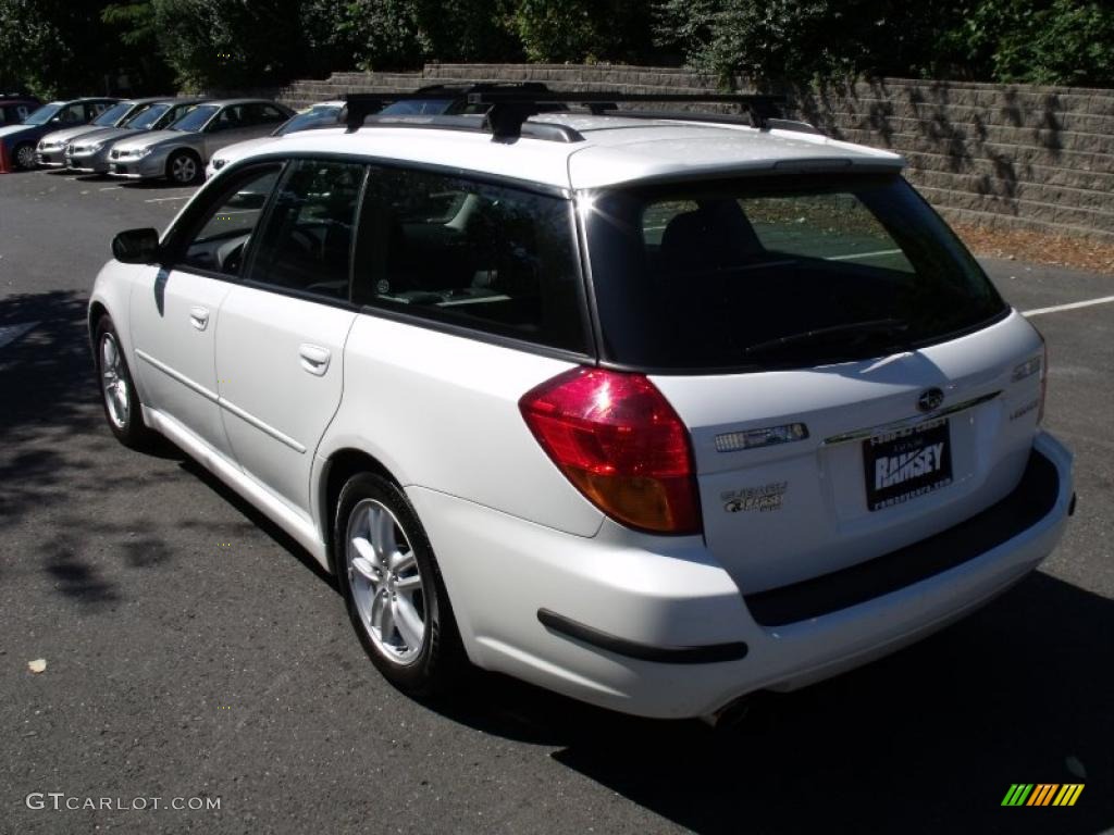 2005 Legacy 2.5i Limited Wagon - Satin White Pearl / Charcoal Black photo #5