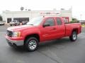 2011 Fire Red GMC Sierra 1500 Extended Cab  photo #1