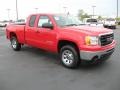 2011 Fire Red GMC Sierra 1500 Extended Cab  photo #3