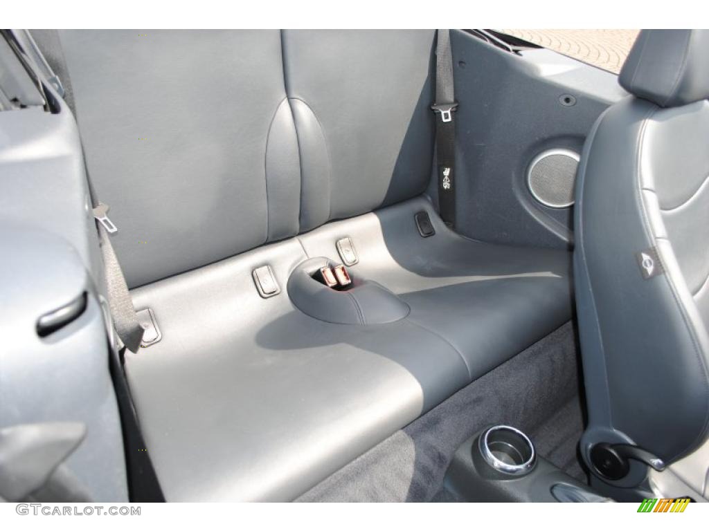 2005 Cooper S Convertible - Pure Silver Metallic / Panther Black photo #10