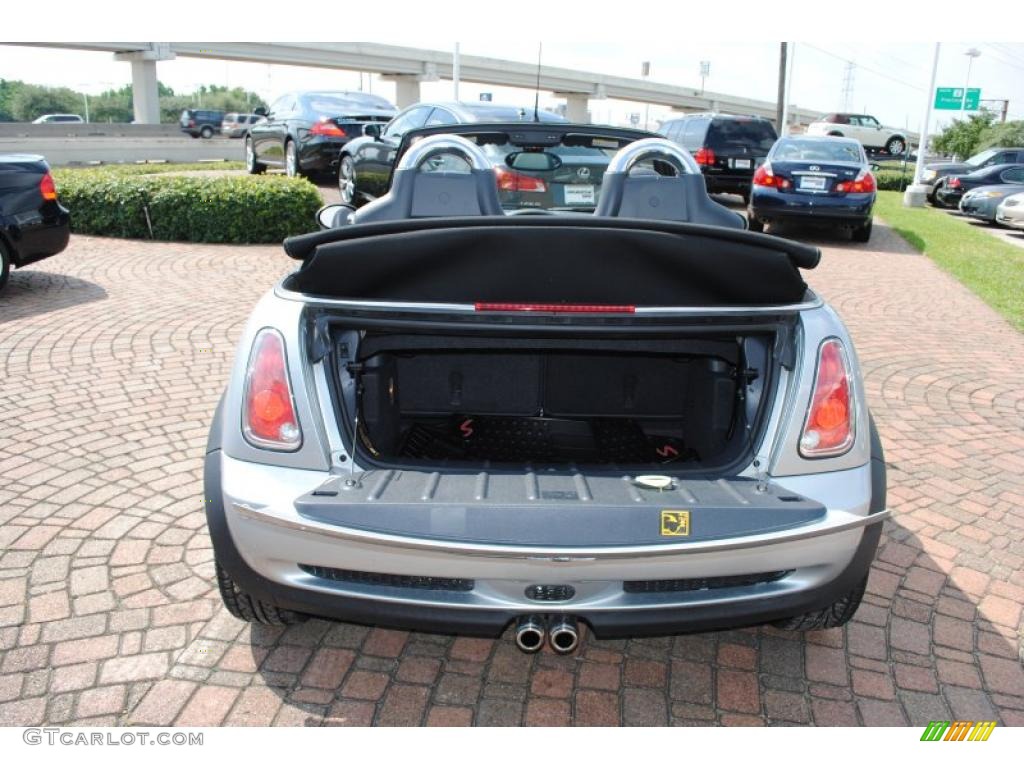 2005 Cooper S Convertible - Pure Silver Metallic / Panther Black photo #11