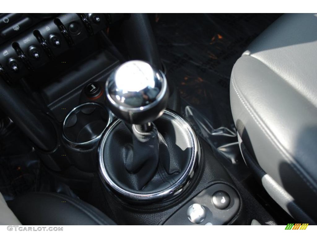 2005 Cooper S Convertible - Pure Silver Metallic / Panther Black photo #14