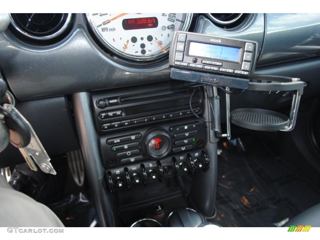 2005 Cooper S Convertible - Pure Silver Metallic / Panther Black photo #15