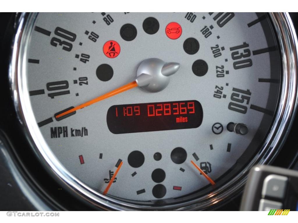 2005 Cooper S Convertible - Pure Silver Metallic / Panther Black photo #16