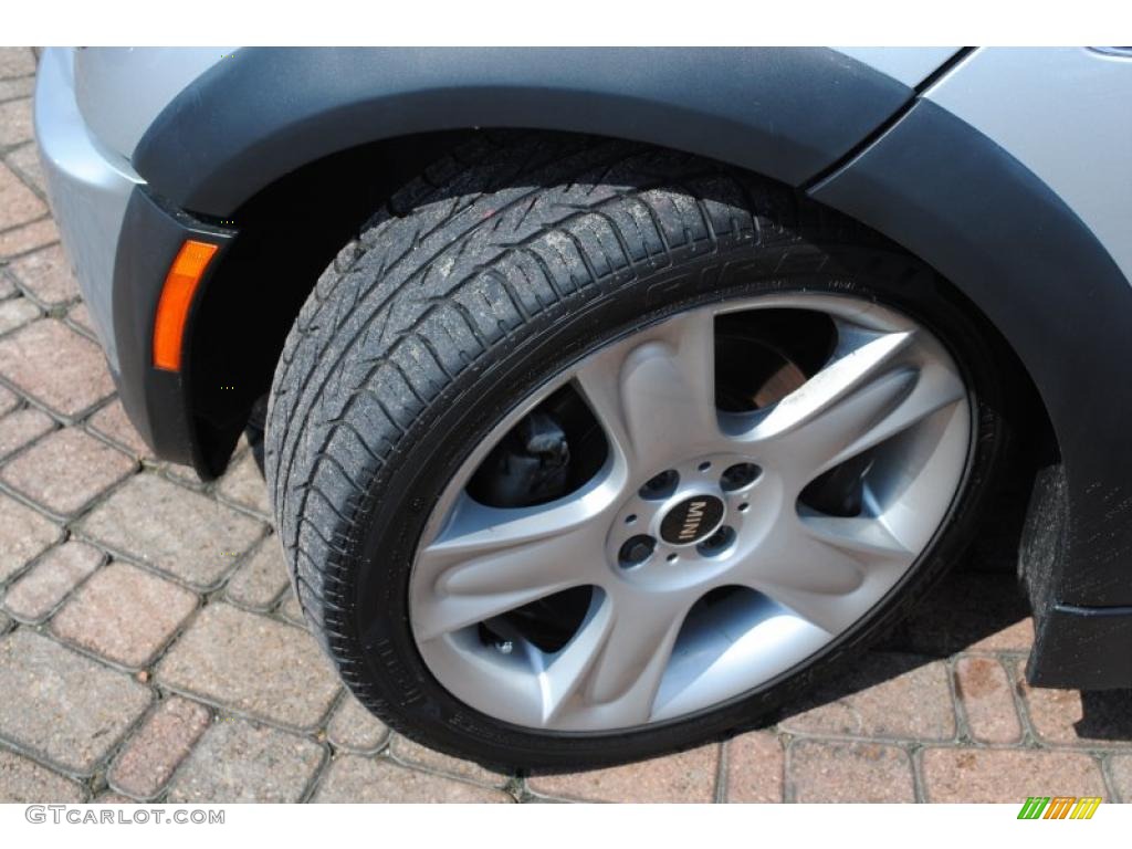 2005 Cooper S Convertible - Pure Silver Metallic / Panther Black photo #18