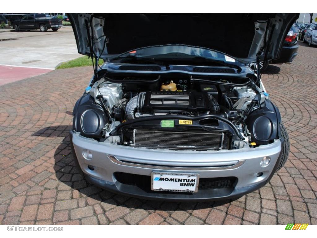 2005 Cooper S Convertible - Pure Silver Metallic / Panther Black photo #19