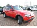 2008 Crimson Red BMW X3 3.0si  photo #7