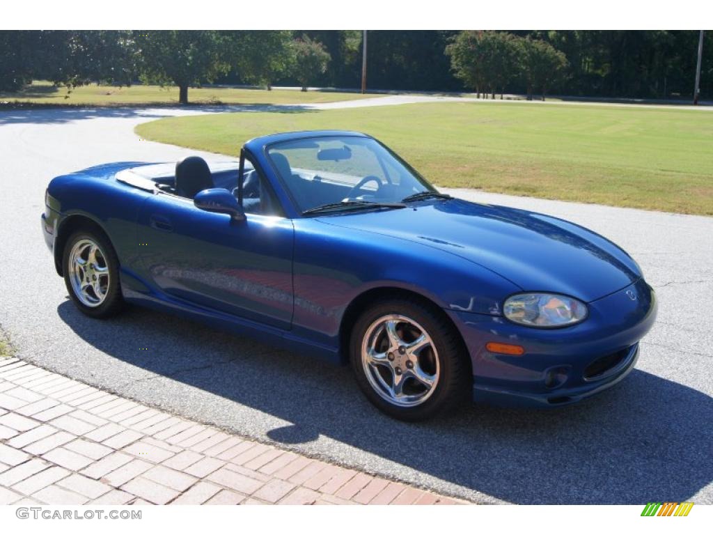 1999 MX-5 Miata 10th Anniversary Edition Roadster - Sapphire Blue Mica / Black photo #4