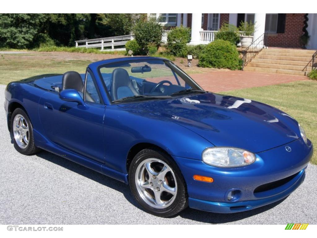 1999 MX-5 Miata 10th Anniversary Edition Roadster - Sapphire Blue Mica / Black photo #5