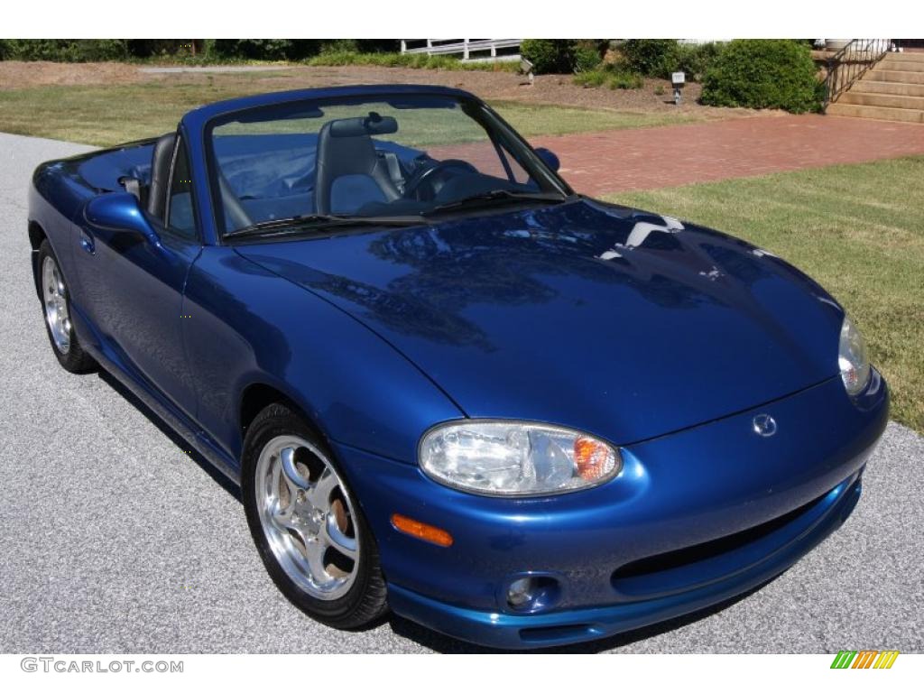 1999 MX-5 Miata 10th Anniversary Edition Roadster - Sapphire Blue Mica / Black photo #6
