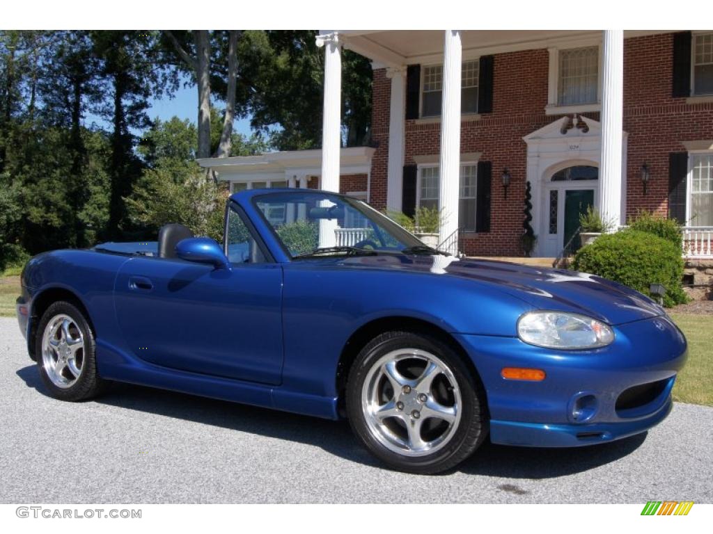 1999 MX-5 Miata 10th Anniversary Edition Roadster - Sapphire Blue Mica / Black photo #7