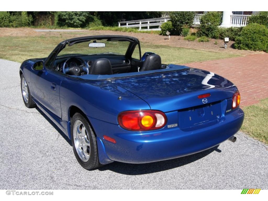 1999 MX-5 Miata 10th Anniversary Edition Roadster - Sapphire Blue Mica / Black photo #9