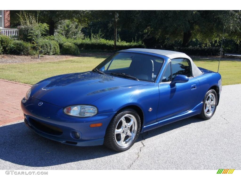 1999 MX-5 Miata 10th Anniversary Edition Roadster - Sapphire Blue Mica / Black photo #12