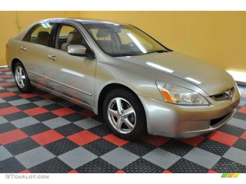 2003 Accord EX Sedan - Desert Mist Metallic / Ivory photo #1