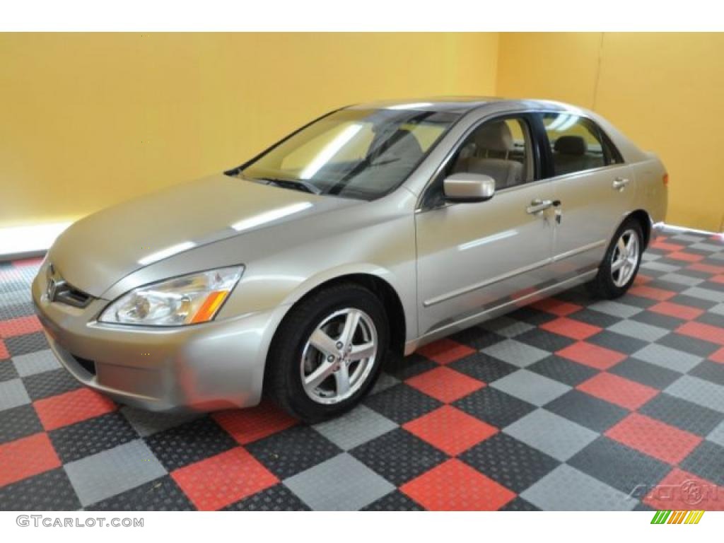2003 Accord EX Sedan - Desert Mist Metallic / Ivory photo #3
