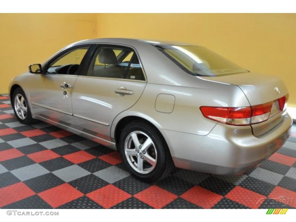 2003 Accord EX Sedan - Desert Mist Metallic / Ivory photo #4