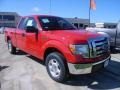 2010 Vermillion Red Ford F150 XLT SuperCab  photo #1