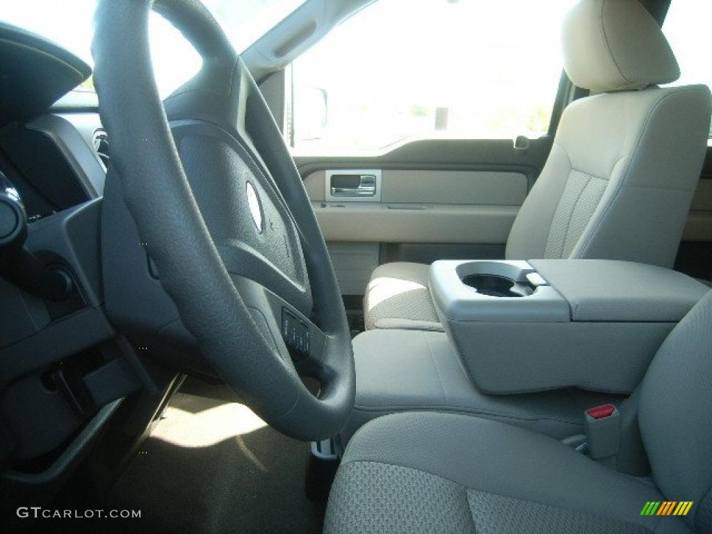 2010 F150 XLT SuperCab - Vermillion Red / Medium Stone photo #10